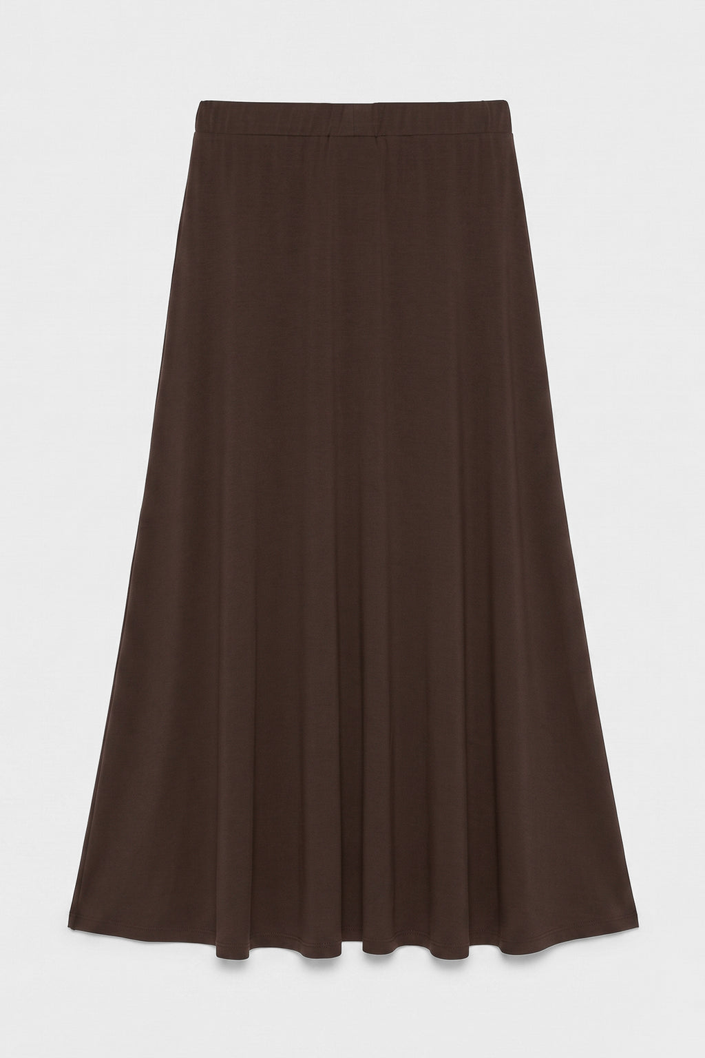 Flounced Midi Skirt