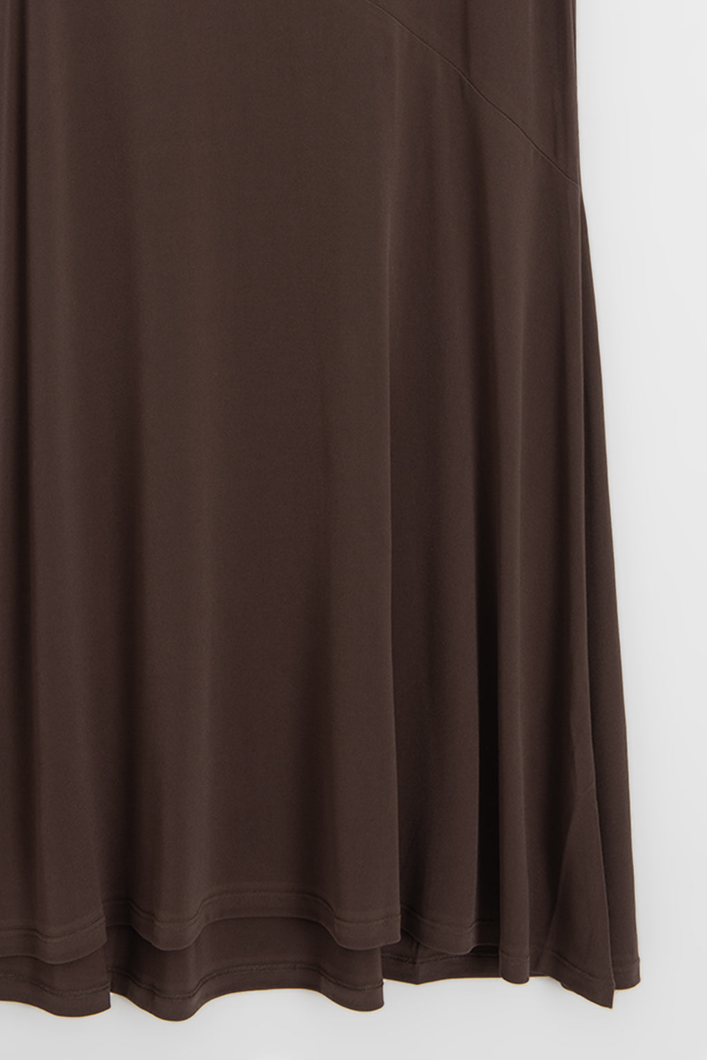 Flounced Midi Skirt