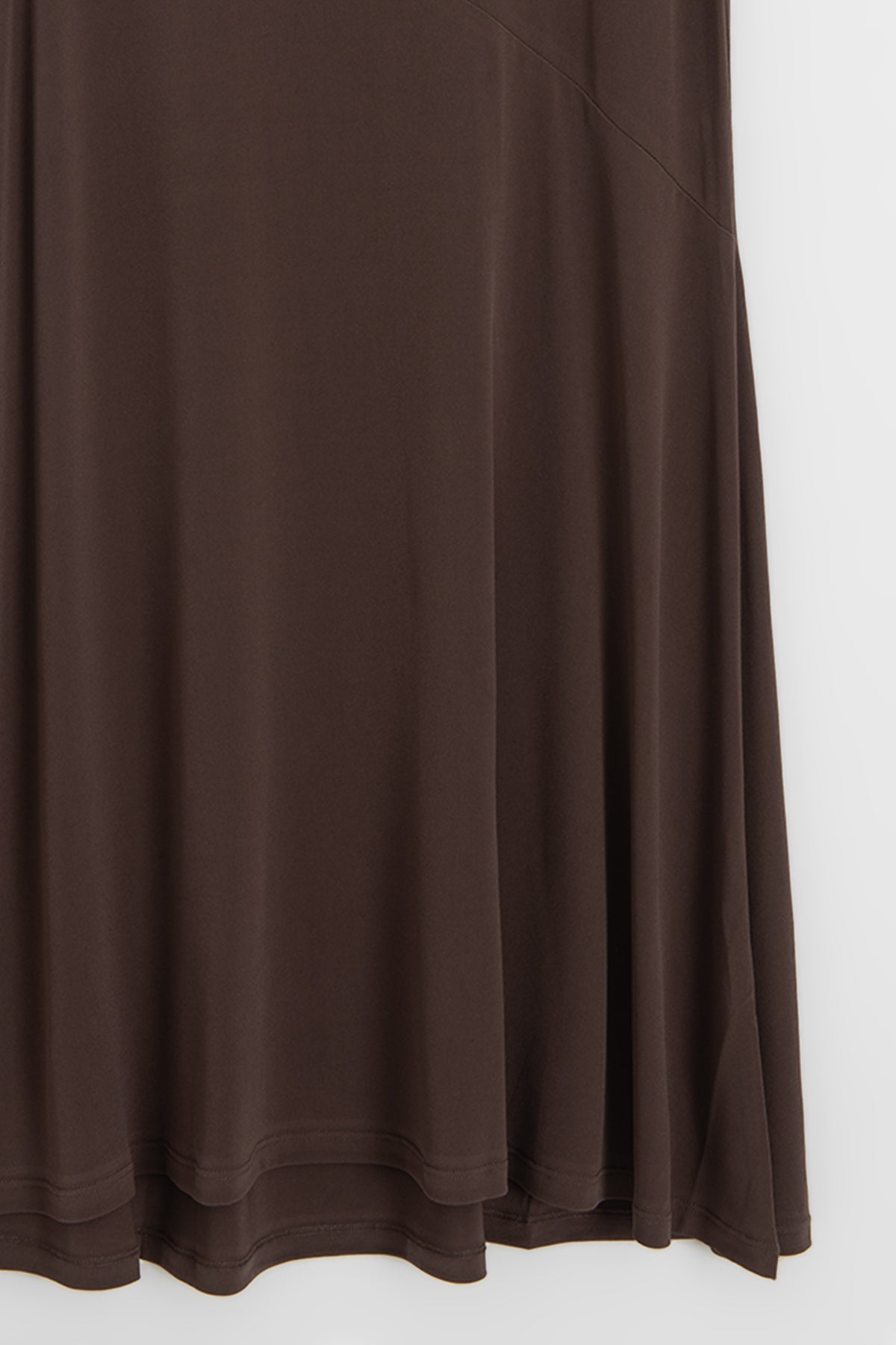 Flounced Midi Skirt