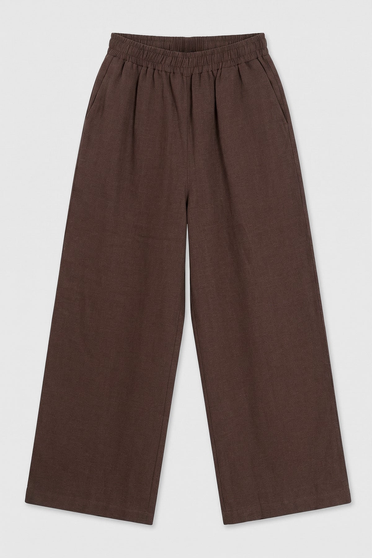 % 100  Keten Oversize Pantolon