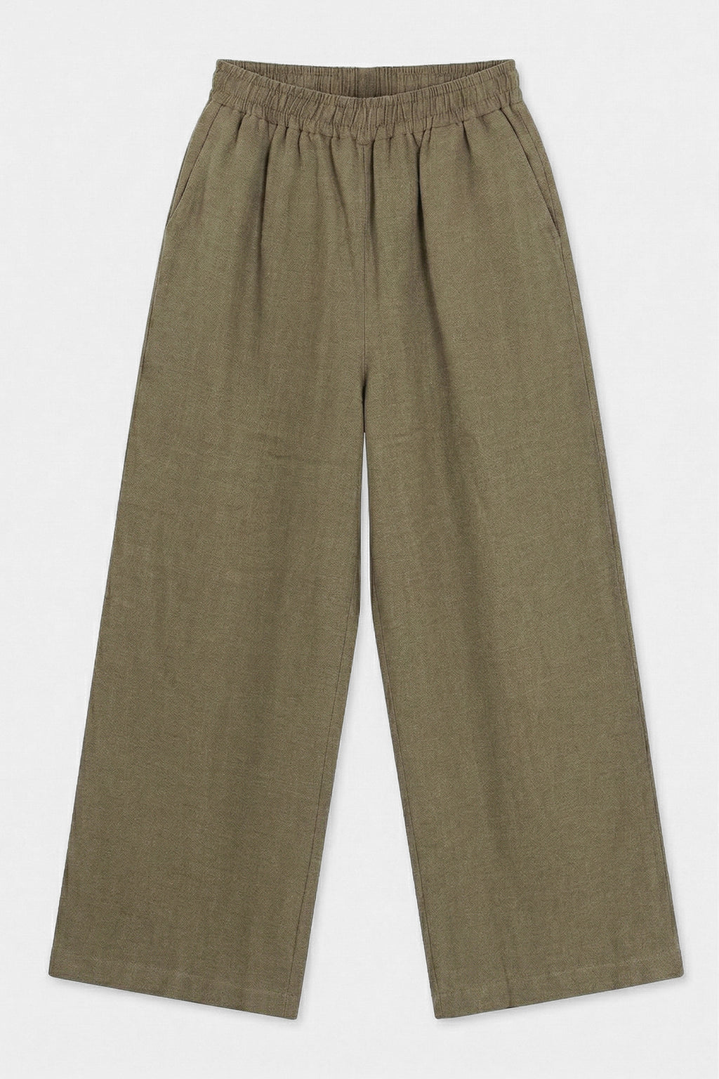 % 100  Keten Oversize Pantolon