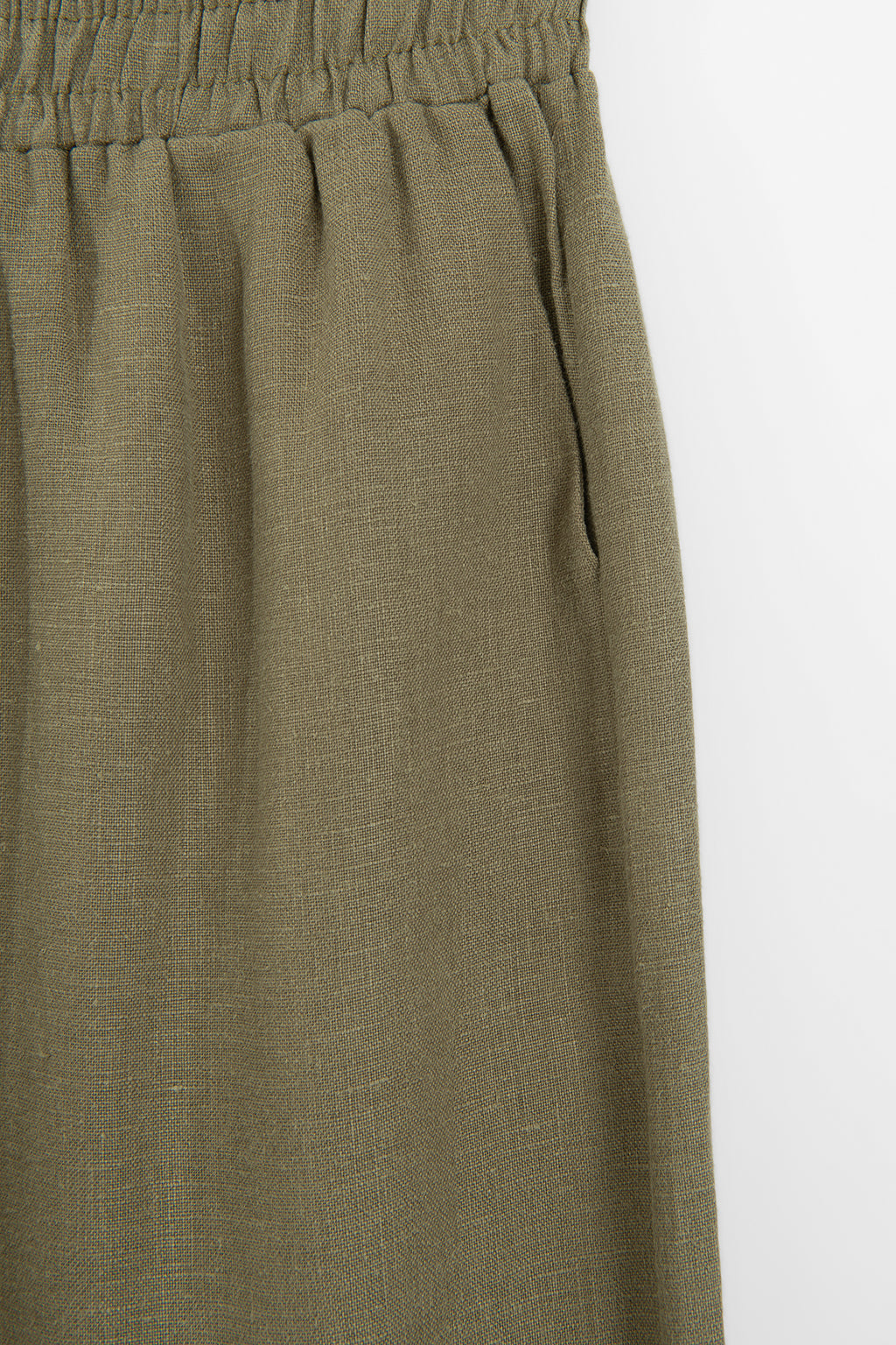 % 100  Keten Oversize Pantolon
