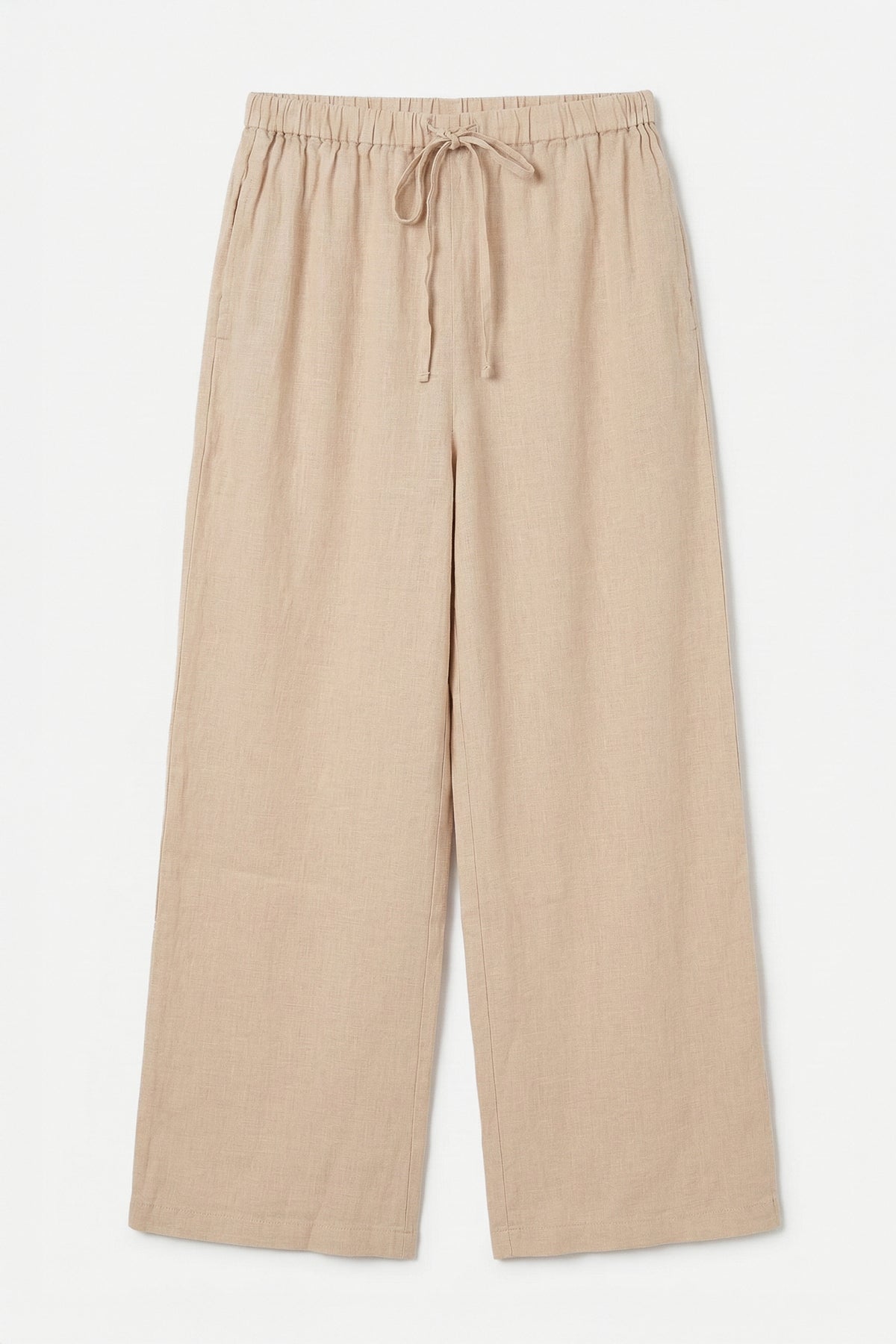 % 100 Keten  Bol Pantolon
