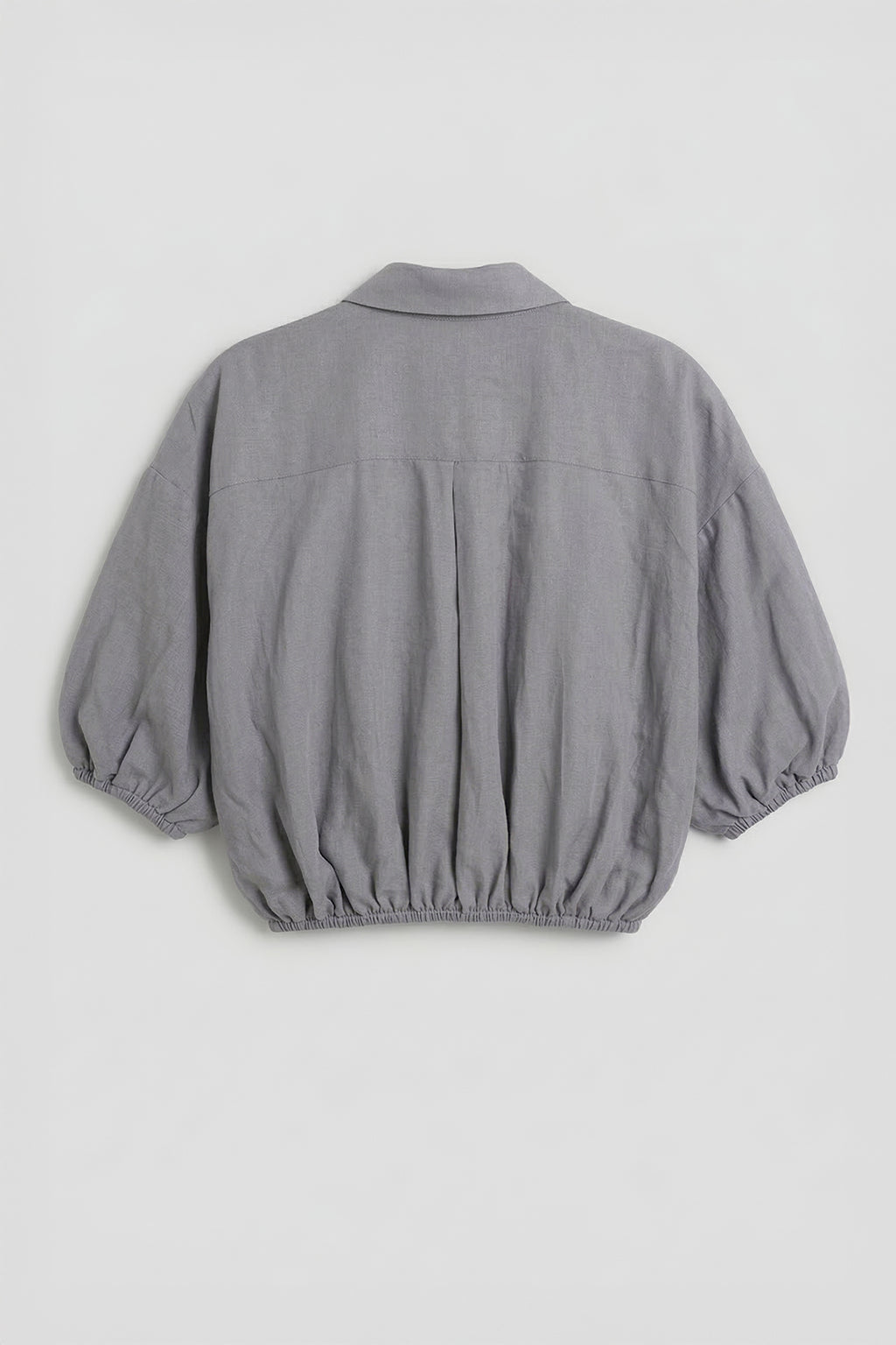 Crop Balon Bluz