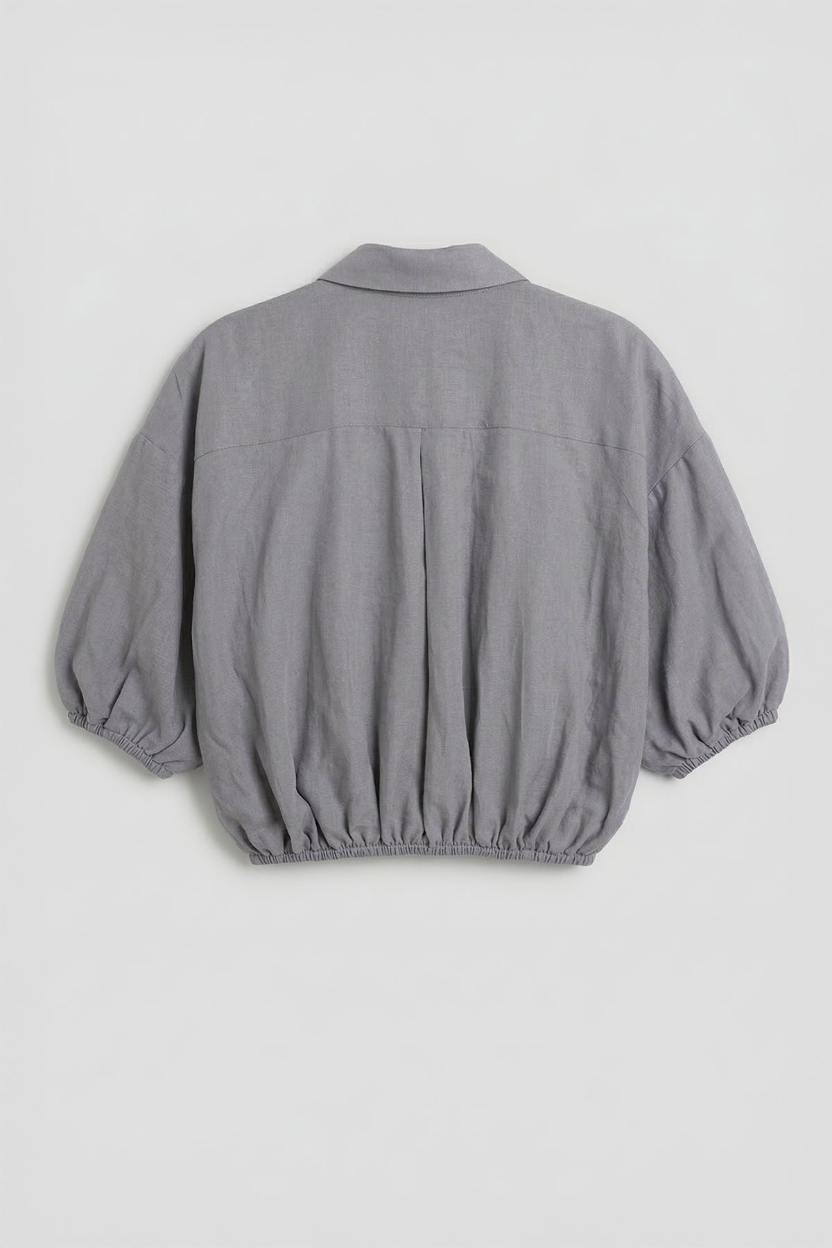 Crop Balon Bluz