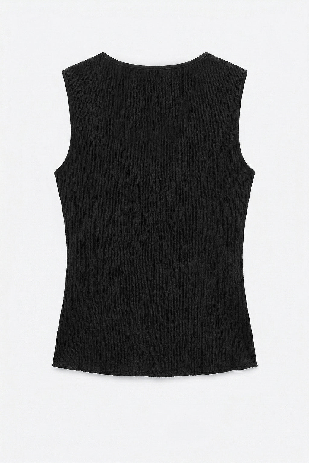 Cowl Neck Textured Blouse with Tie Detail