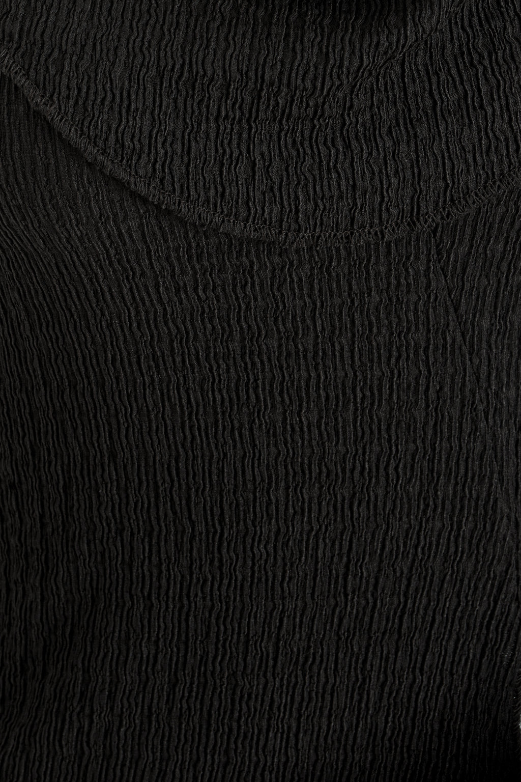 Cowl Neck Textured Blouse with Tie Detail