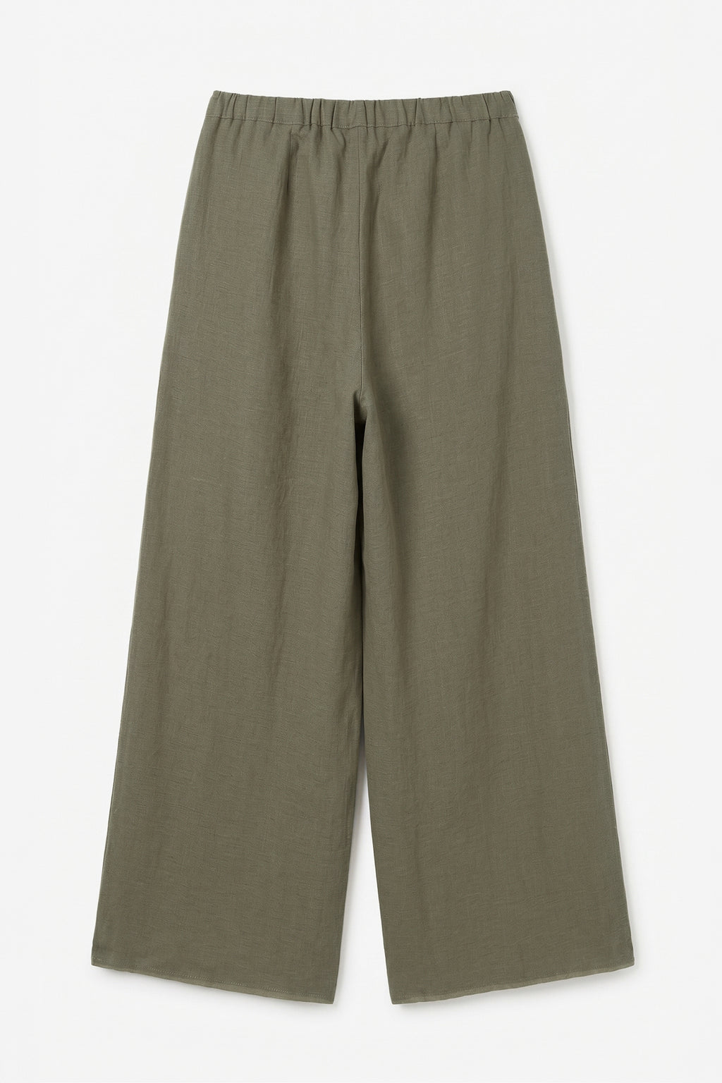 Dökümlü %100 Keten Pantolon