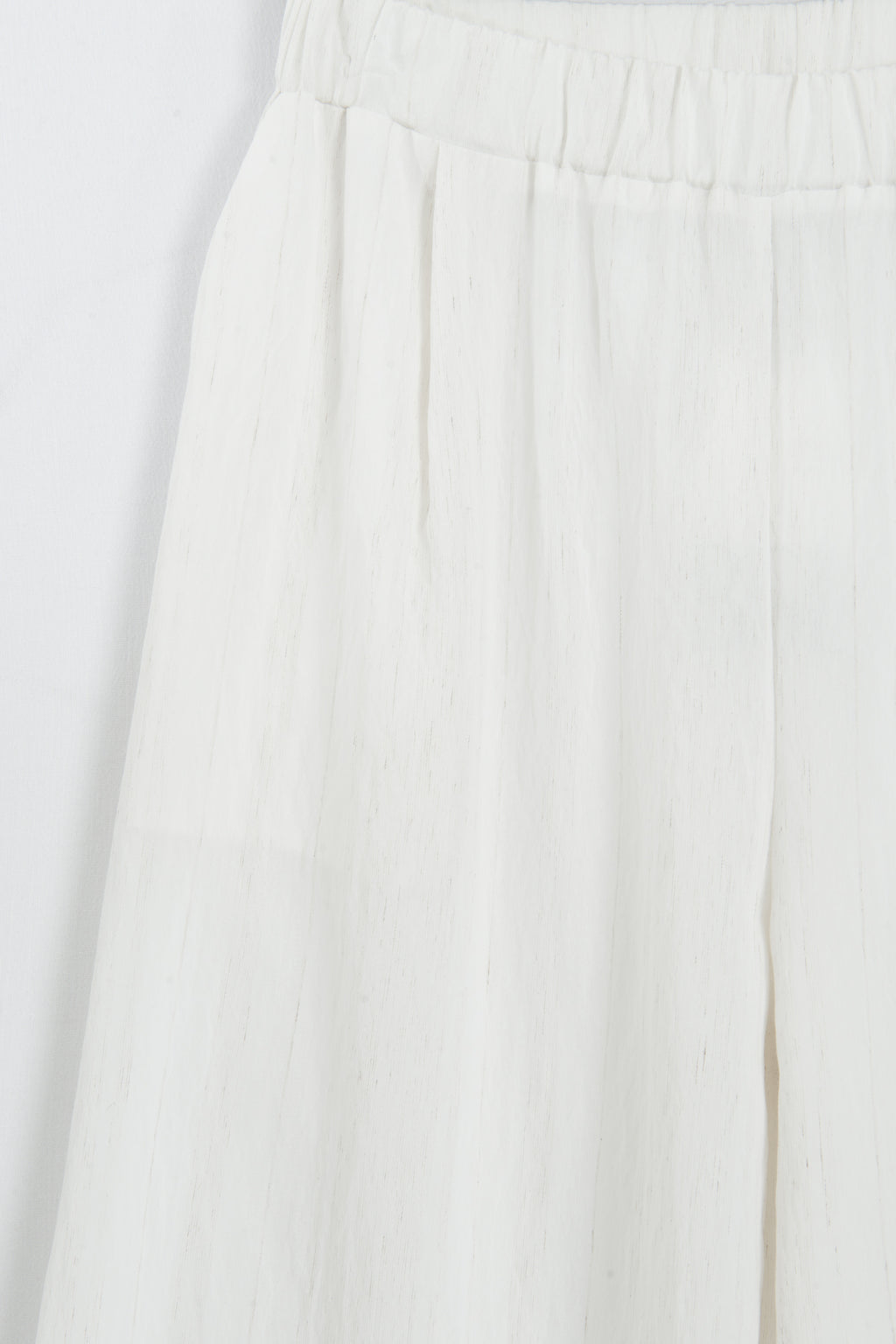Linen Blend Wide-Leg Trousers