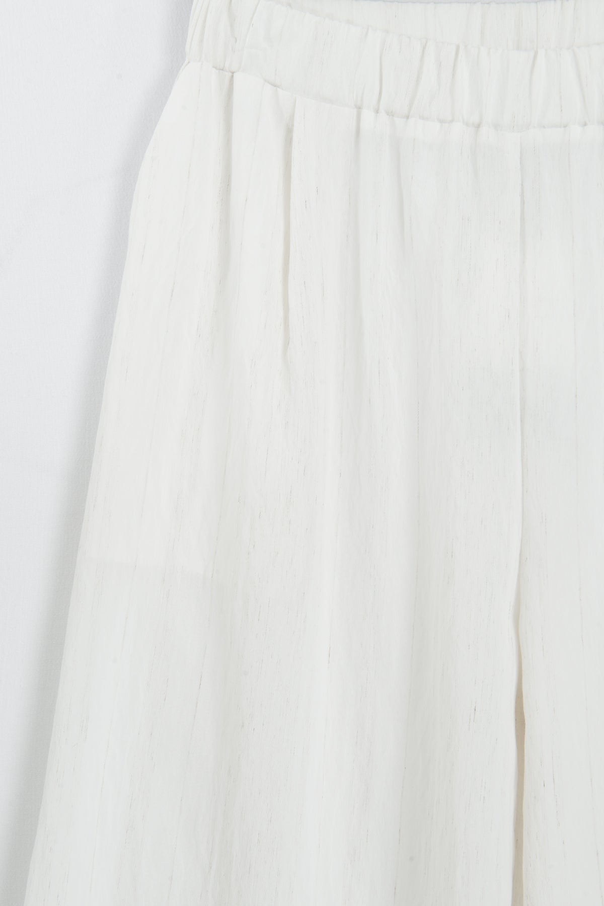 Linen Blend Wide-Leg Trousers
