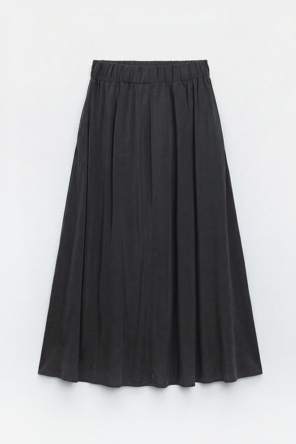 Modal Flared Midi Skirt