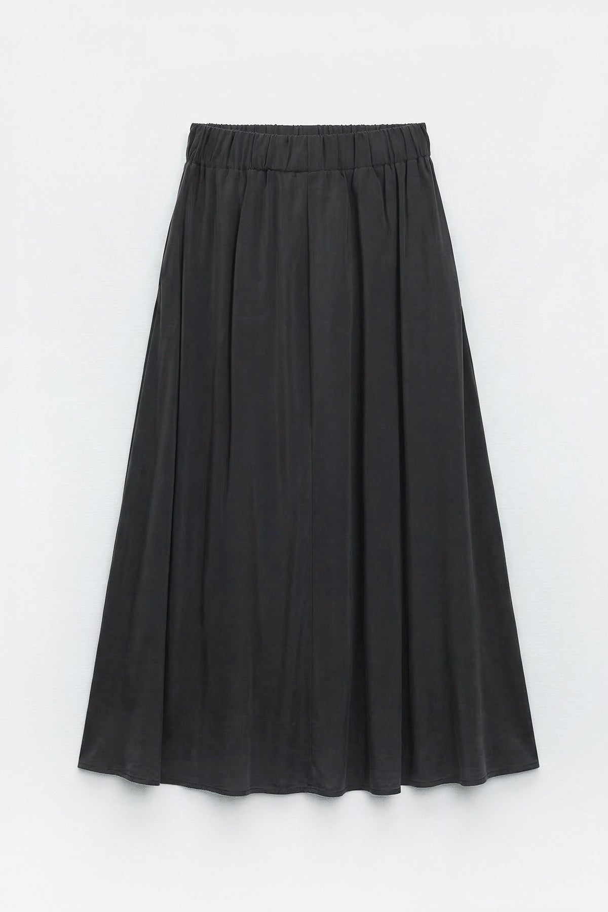 Modal Flared Midi Skirt