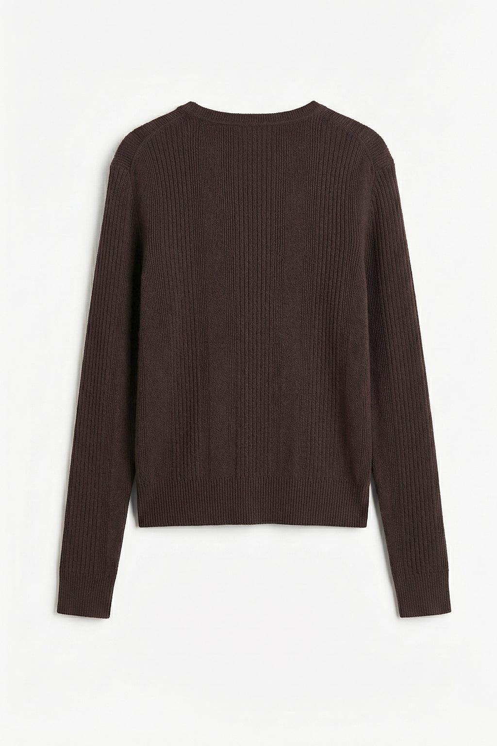 Ribbed Knit Slim Cardigan