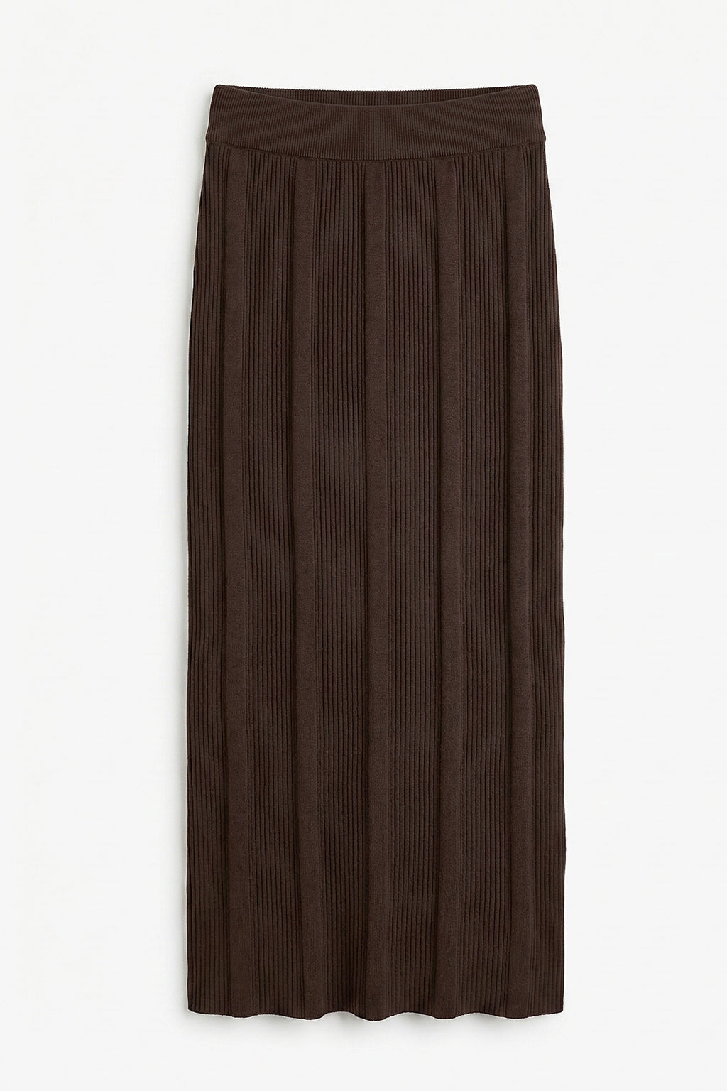 Knitted Midi Pencil Skirt