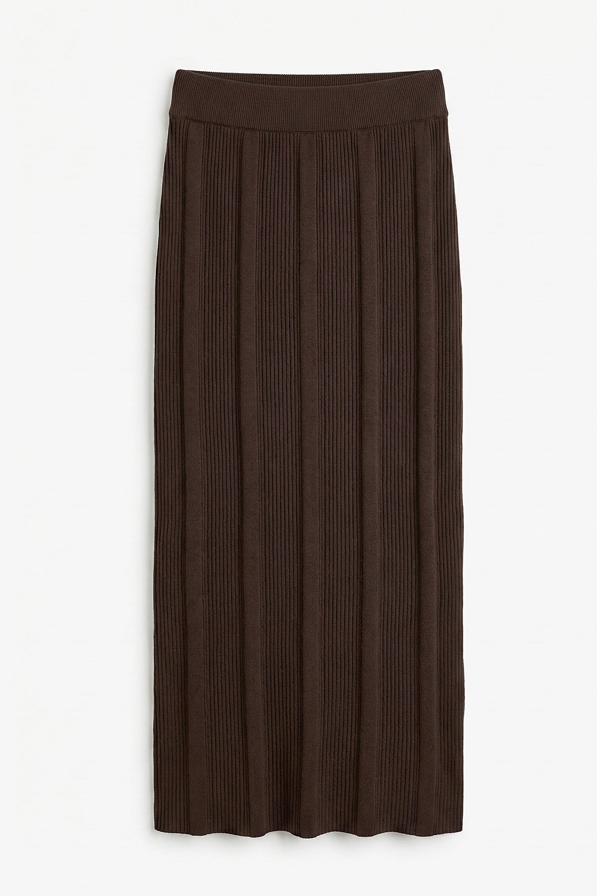 Knitted Midi Pencil Skirt
