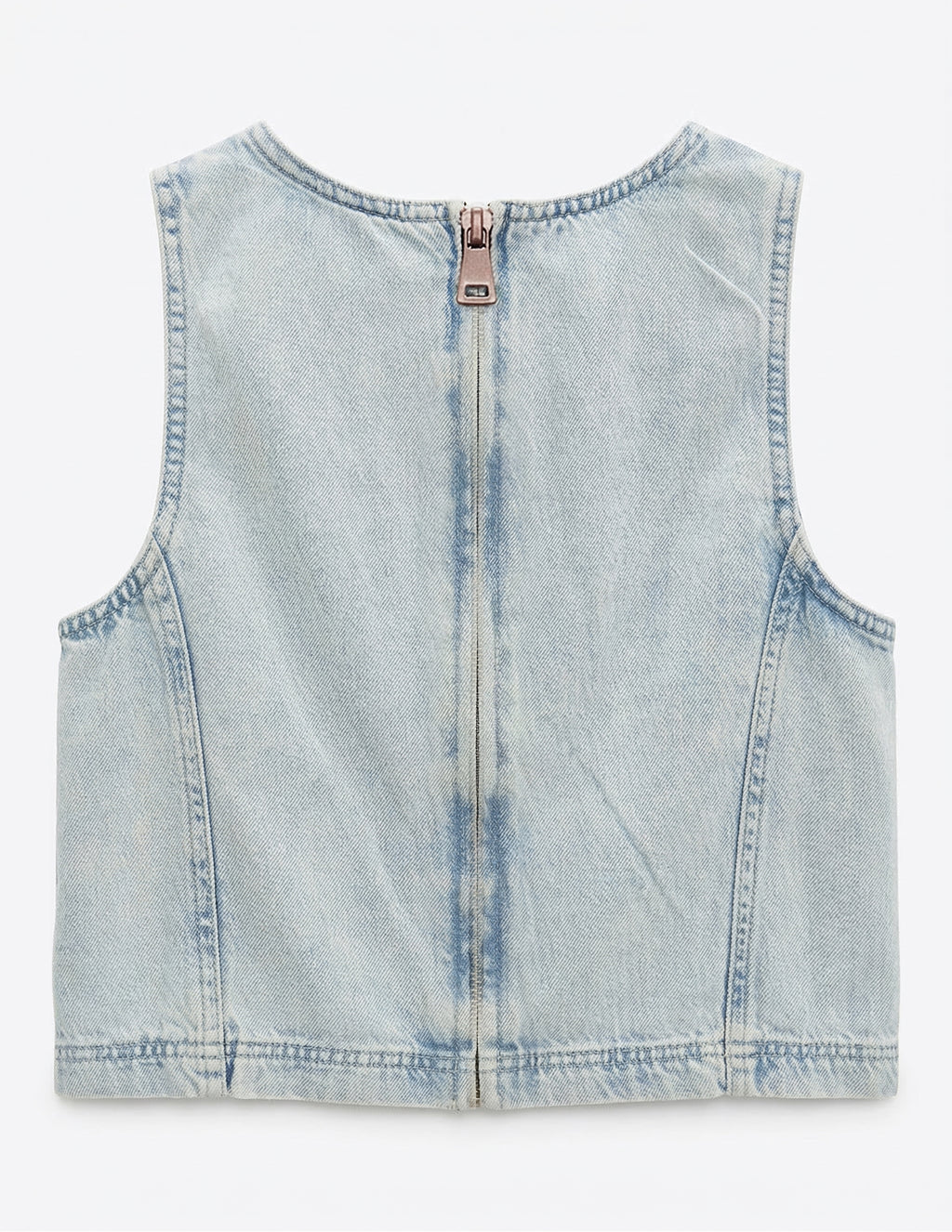 Kolsuz Denim Bluz