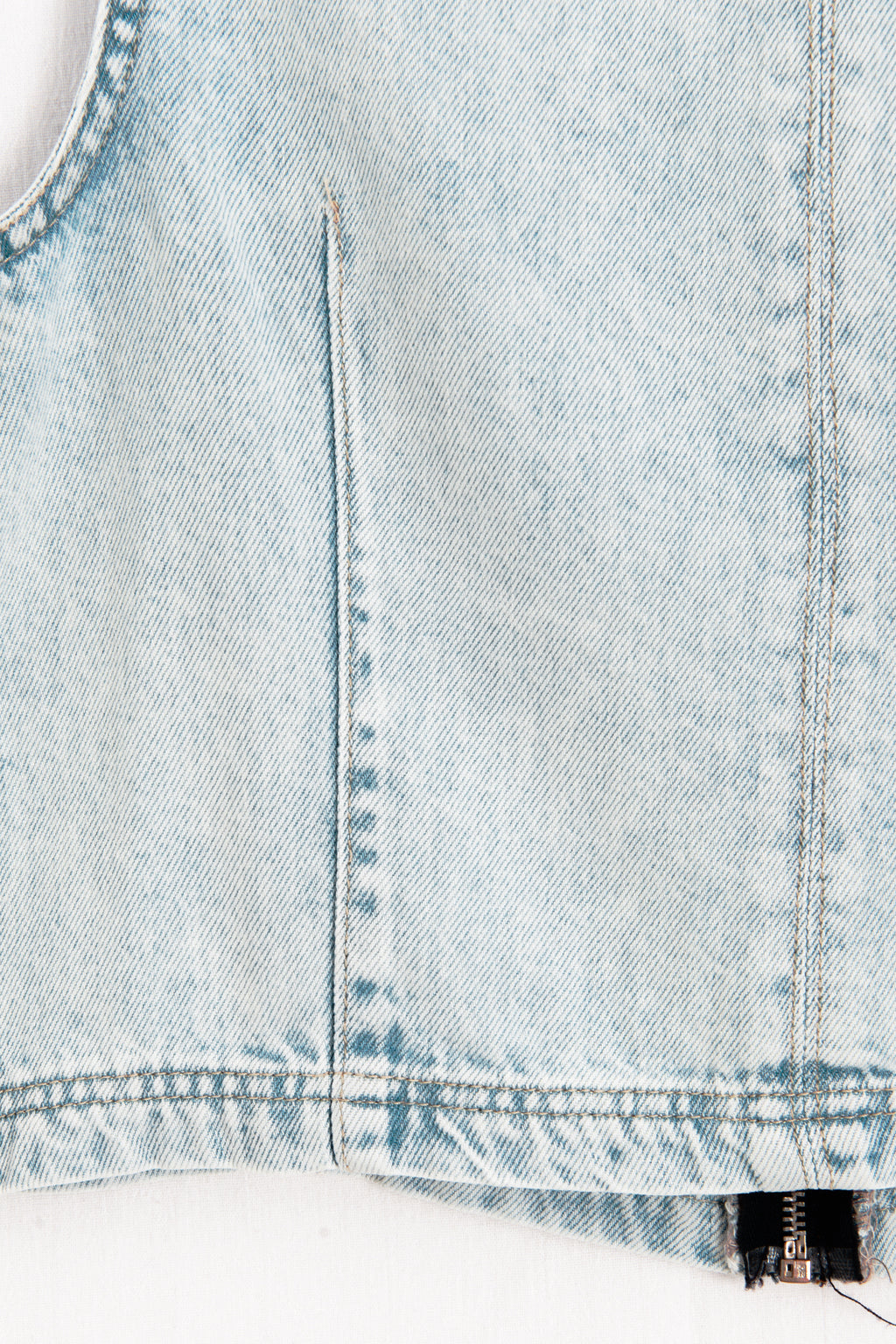 Kolsuz Denim Bluz