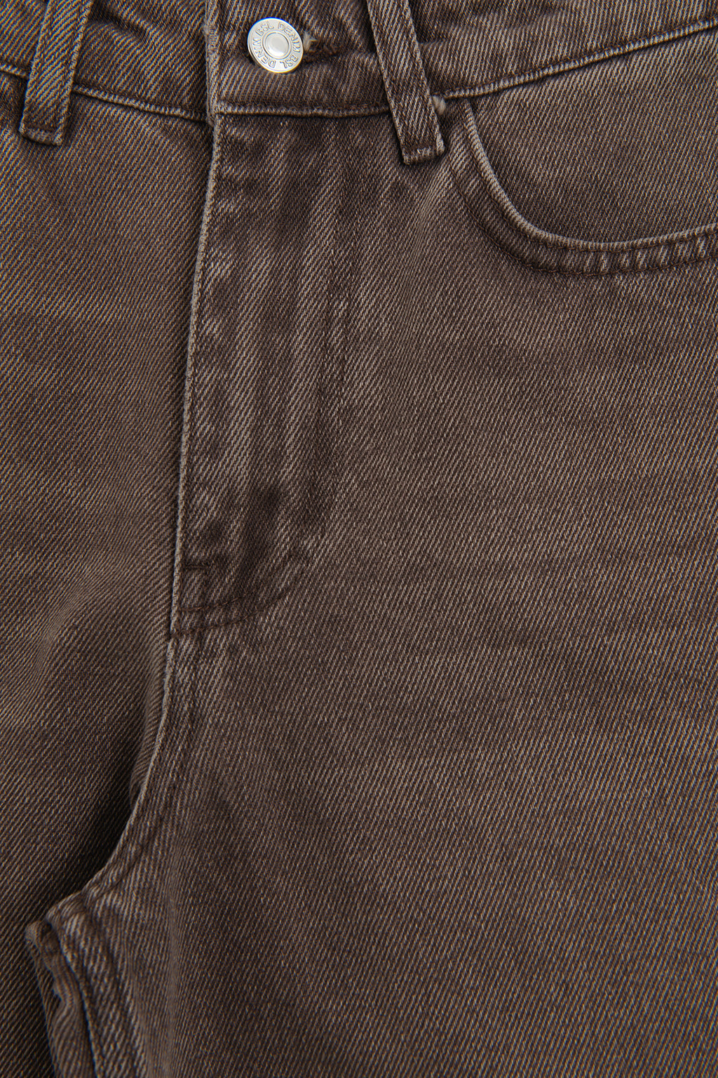 Geniş Kalıp Renkli Denim Pantolon