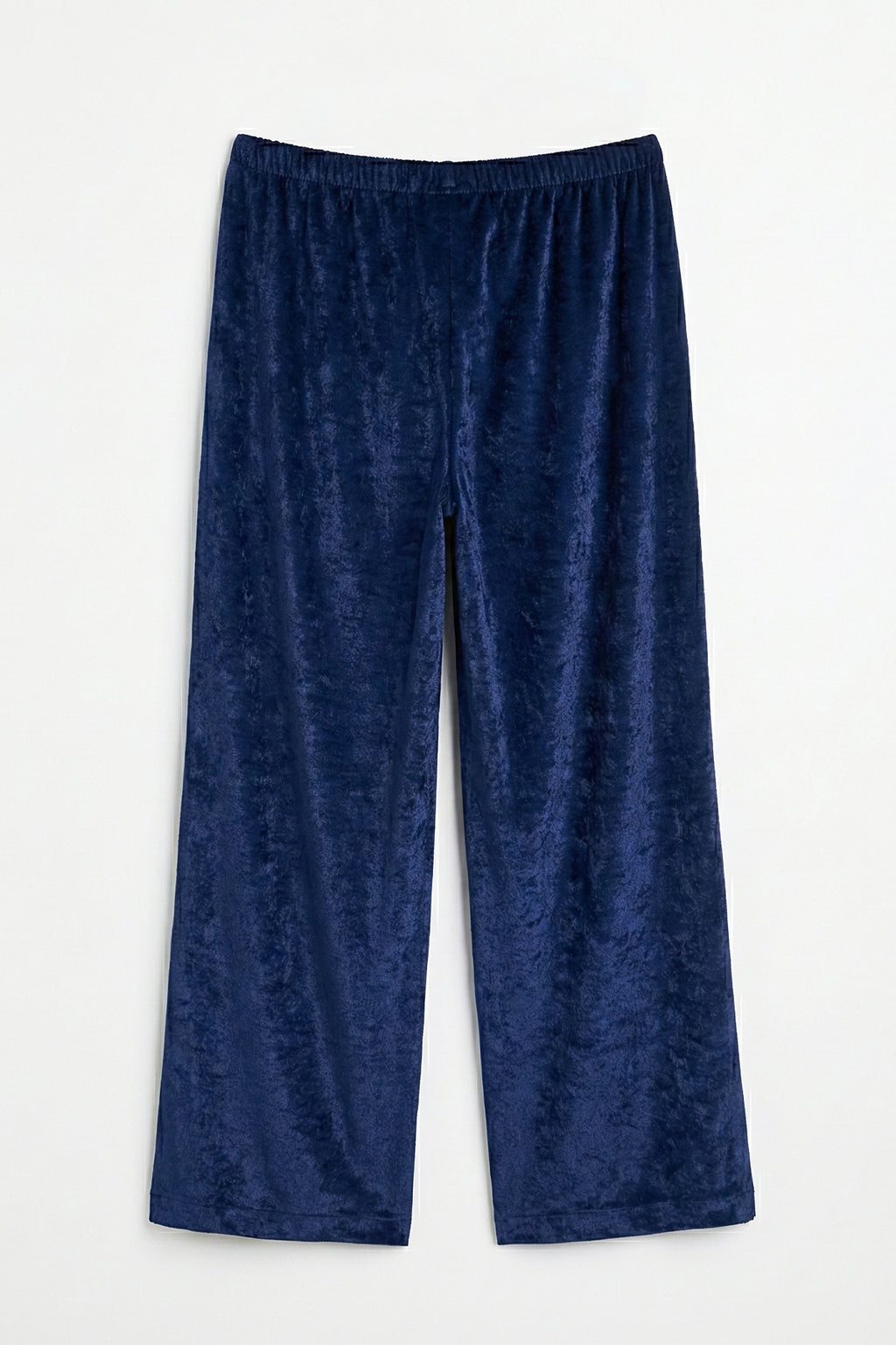 Velvet Wide-Leg Trousers