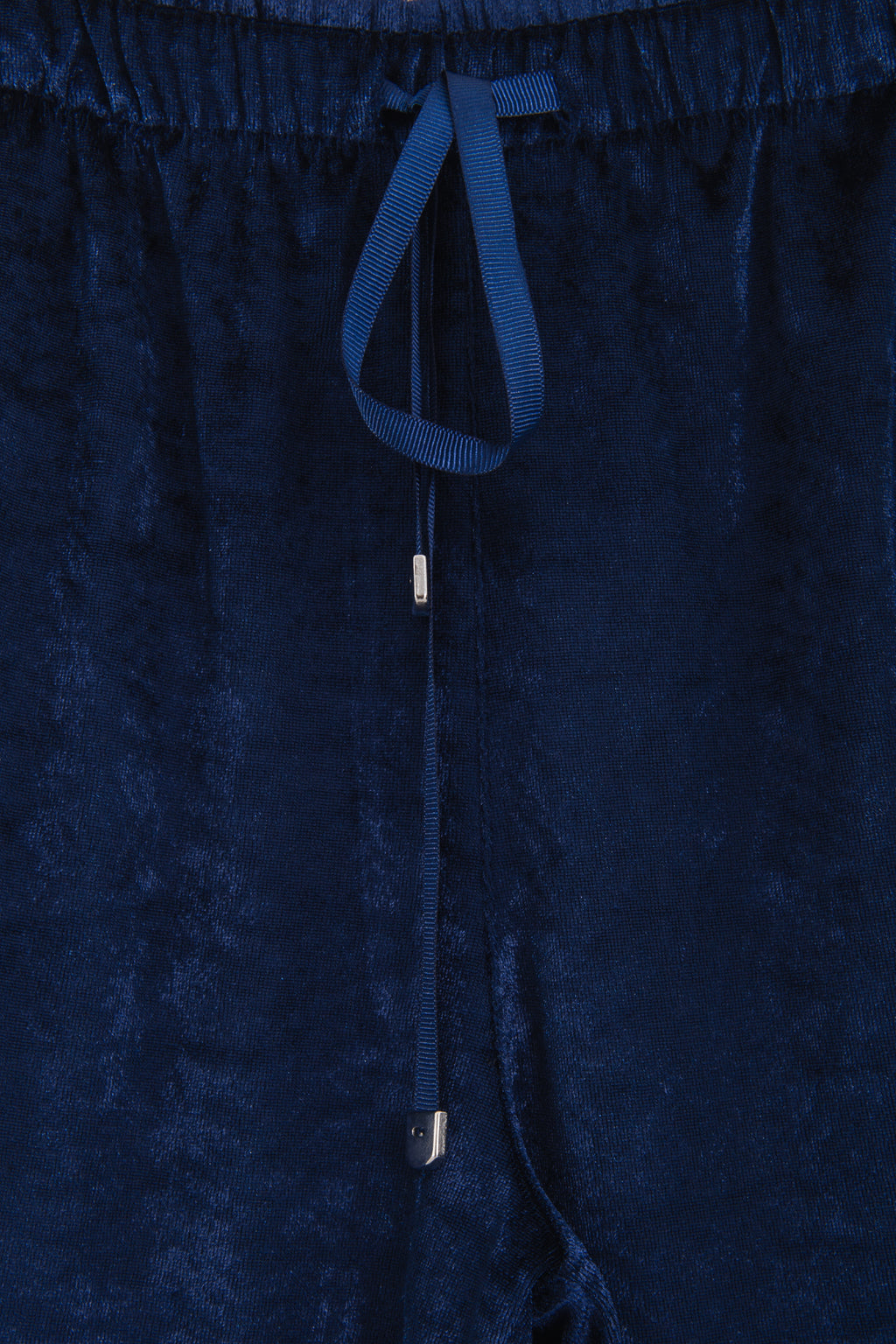 Velvet Wide-Leg Trousers