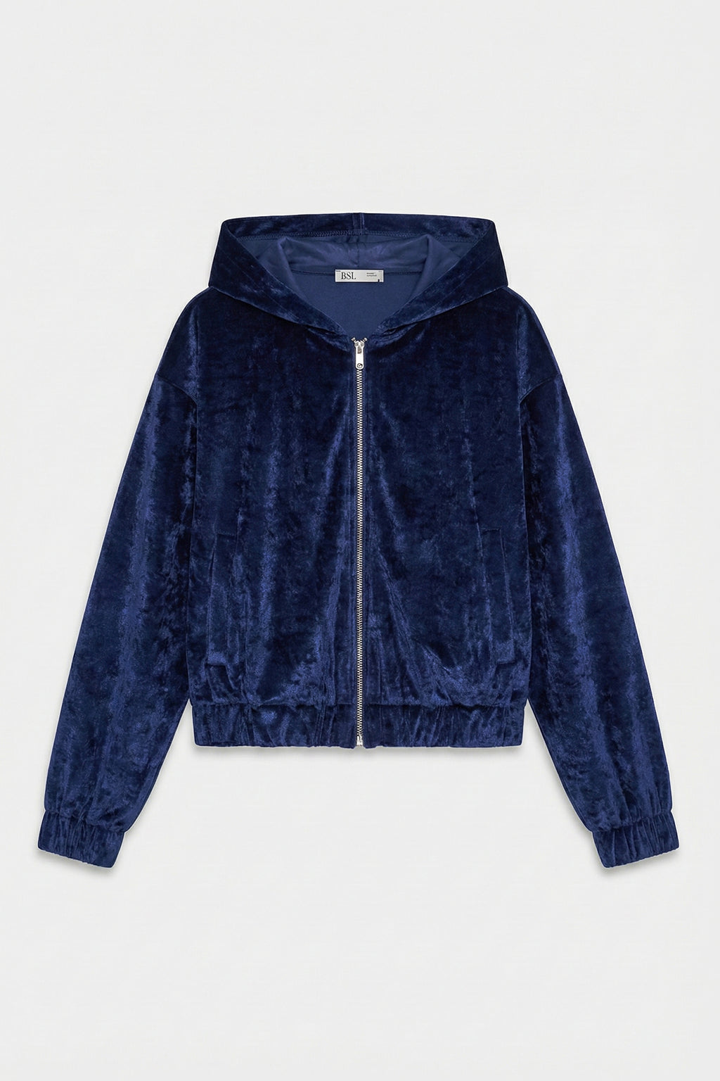 Hooded Velvet Sweatshirt