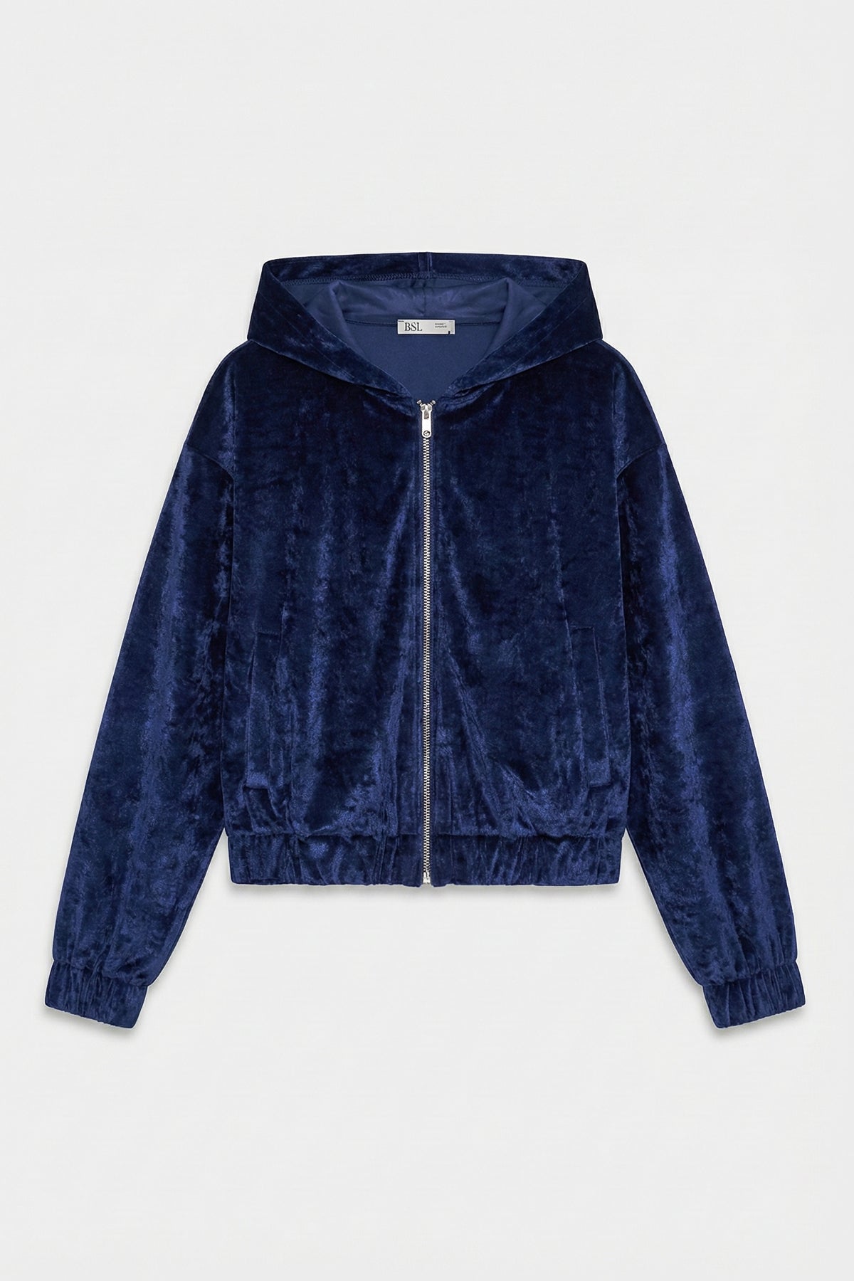 Kapüşonlu Kadife Sweatshirt