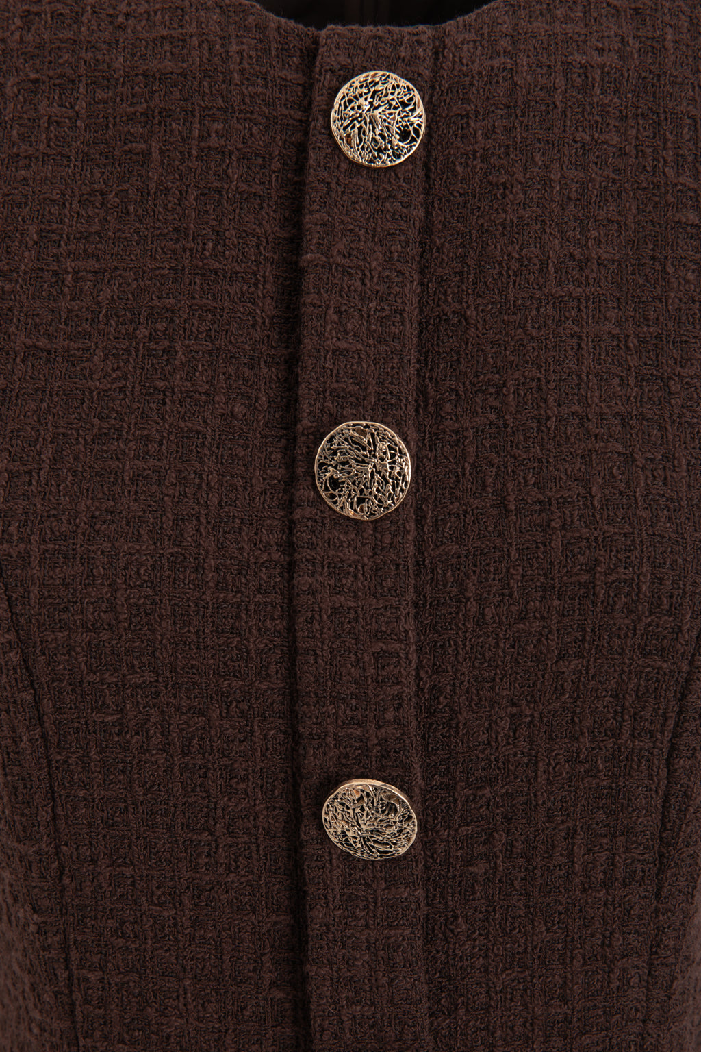 Button Detail Mini Dress