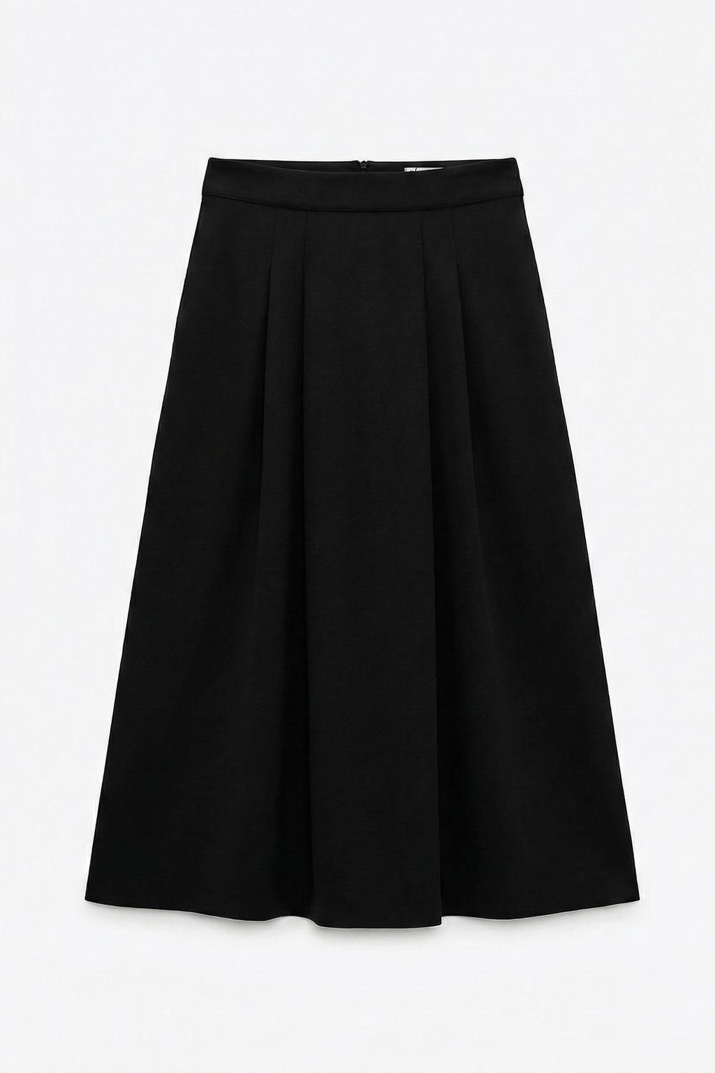 Pleated Midi Skirt