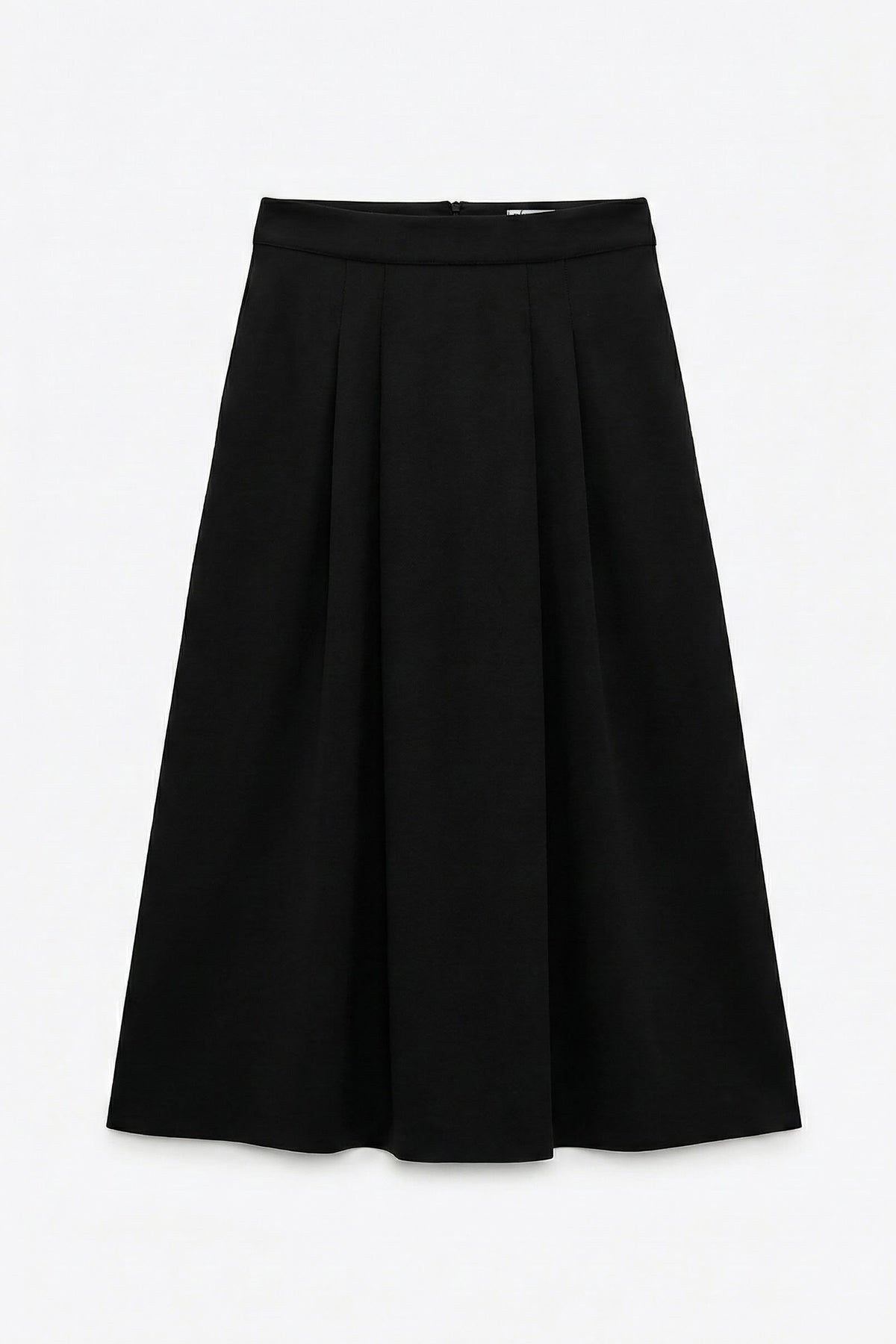 Pleated Midi Skirt