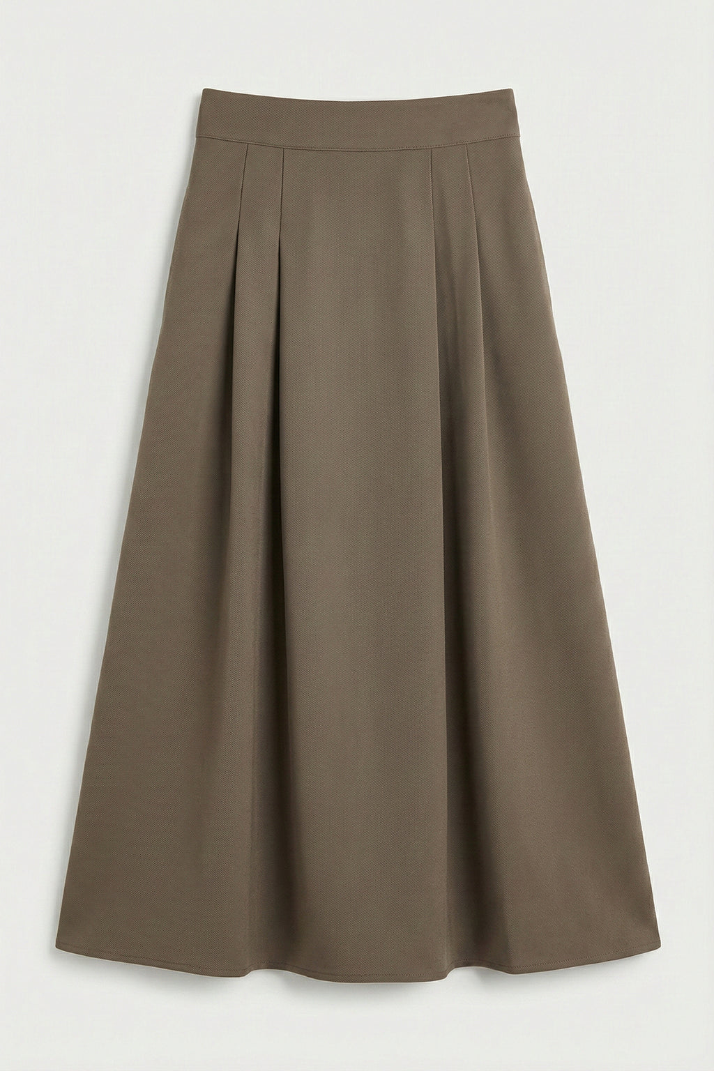 Pleated Midi Skirt