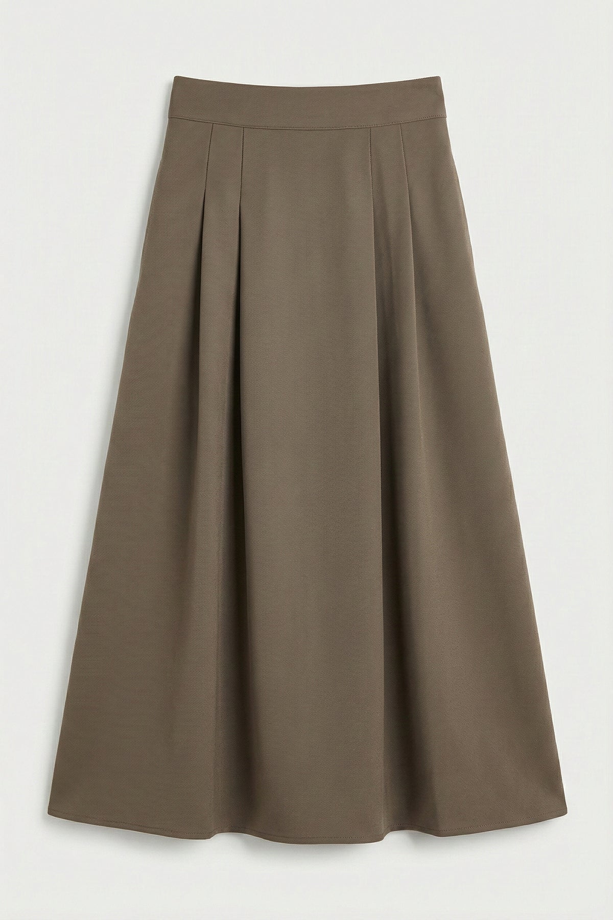 Pleated Midi Skirt
