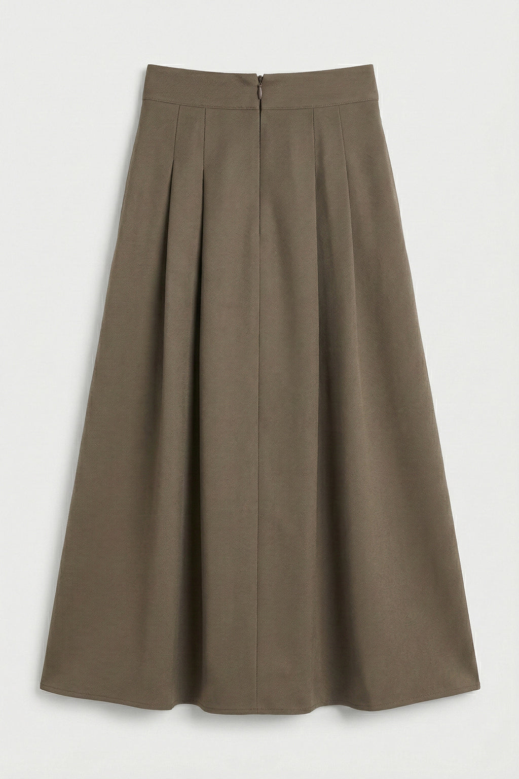 Pleated Midi Skirt