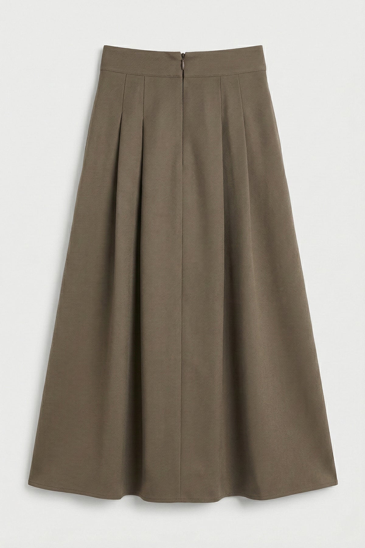 Pleated Midi Skirt