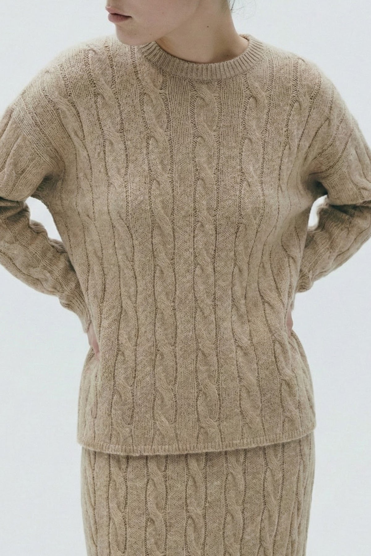 Saçörgü Triko Oversize Kazak