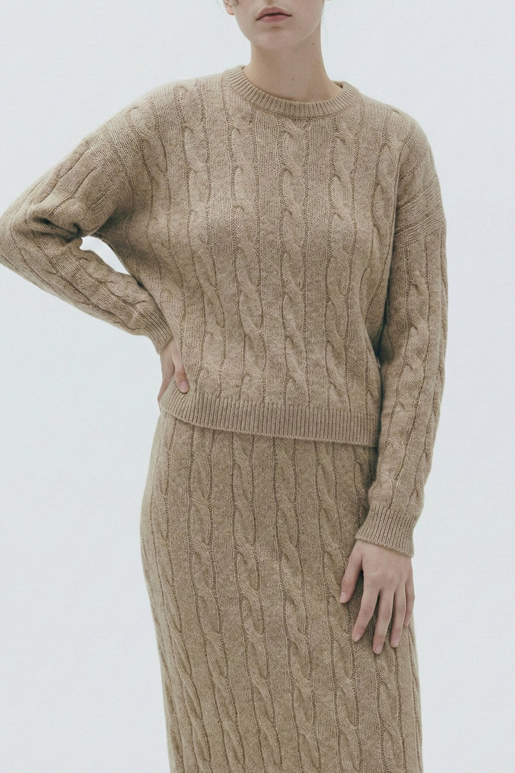 Saçörgü Triko Oversize Kazak