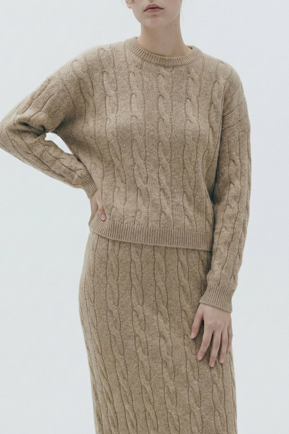 Saçörgü Triko Oversize Kazak