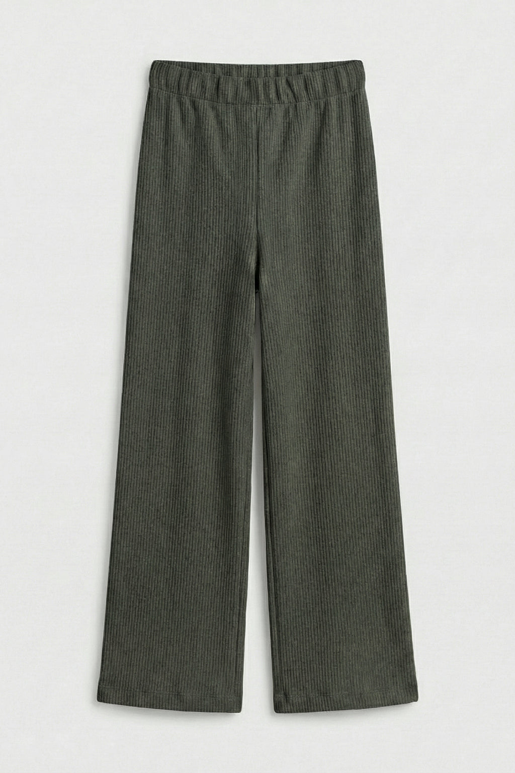 Corduroy Straight-Cut Trousers