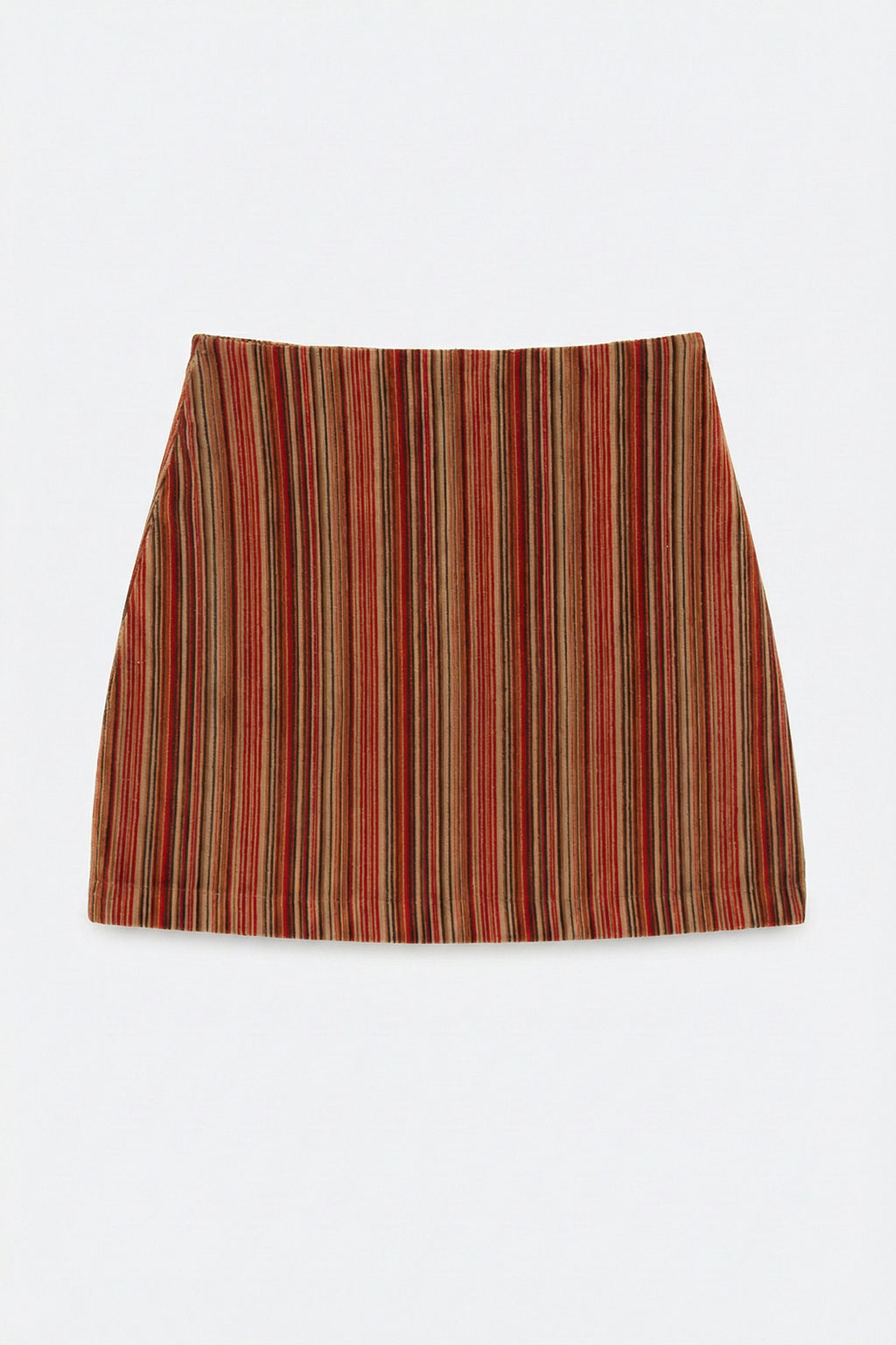 Velvet Pencil Mini Skirt