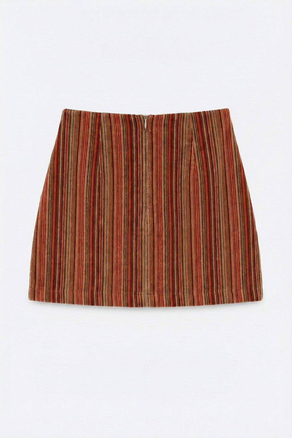 Velvet Pencil Mini Skirt
