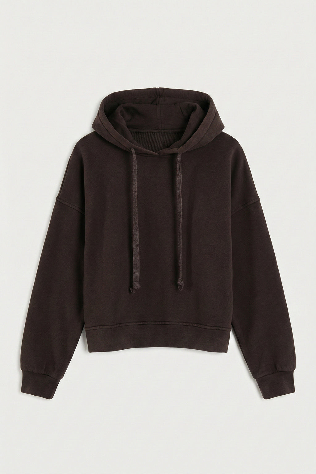 Parça Boyalı Kapüşonlu Sweatshirt