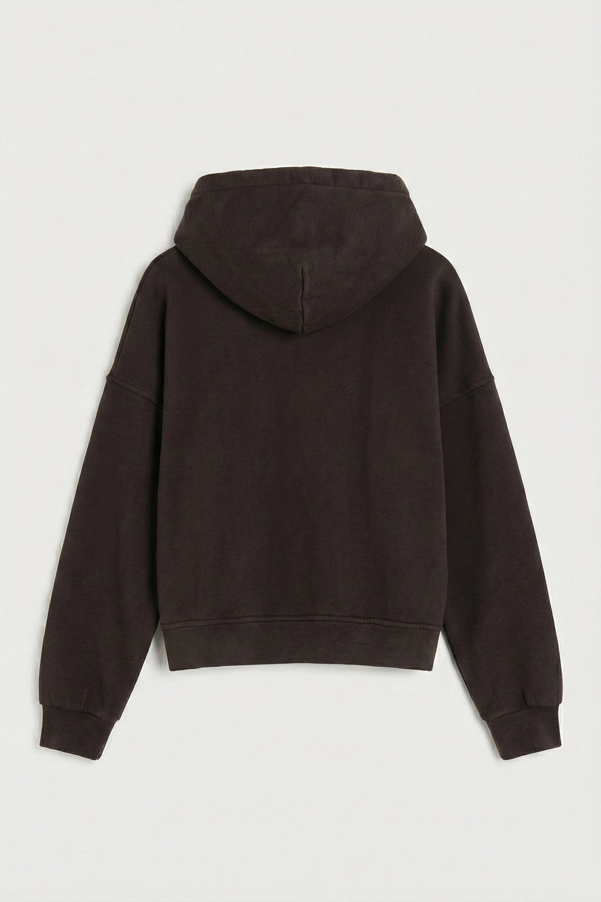 Parça Boyalı Kapüşonlu Sweatshirt