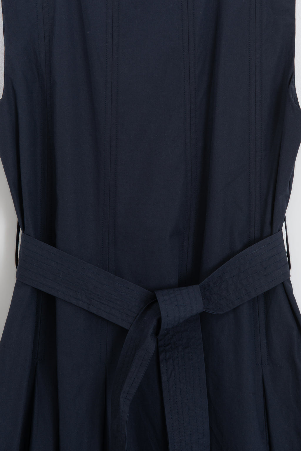 Pileli Coton Midi Elbise
