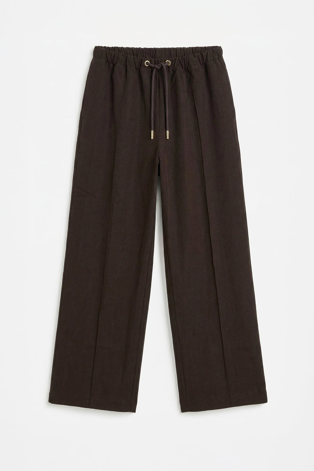 Tencel Wide-Leg Trousers