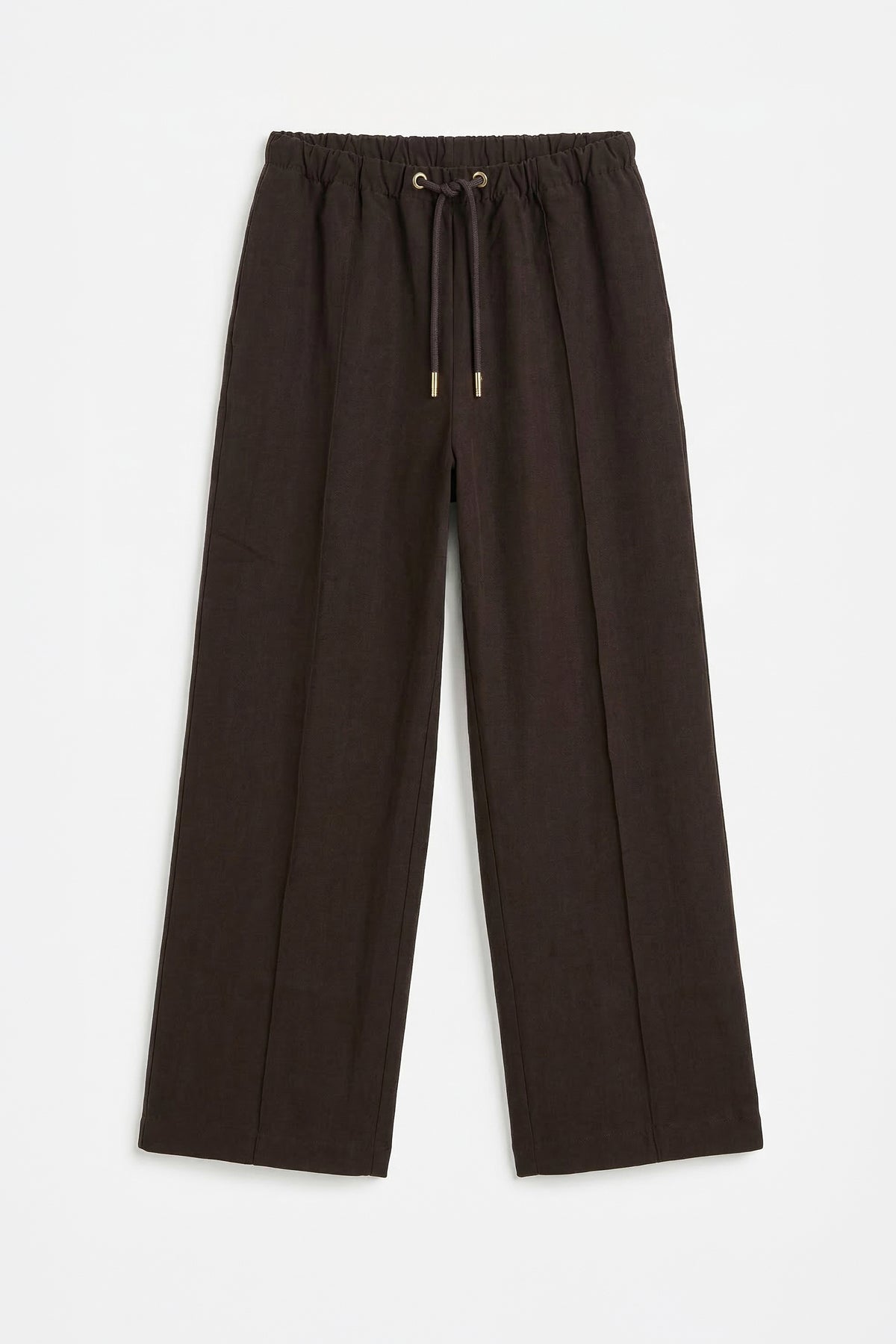 Tencel Wide-Leg Trousers