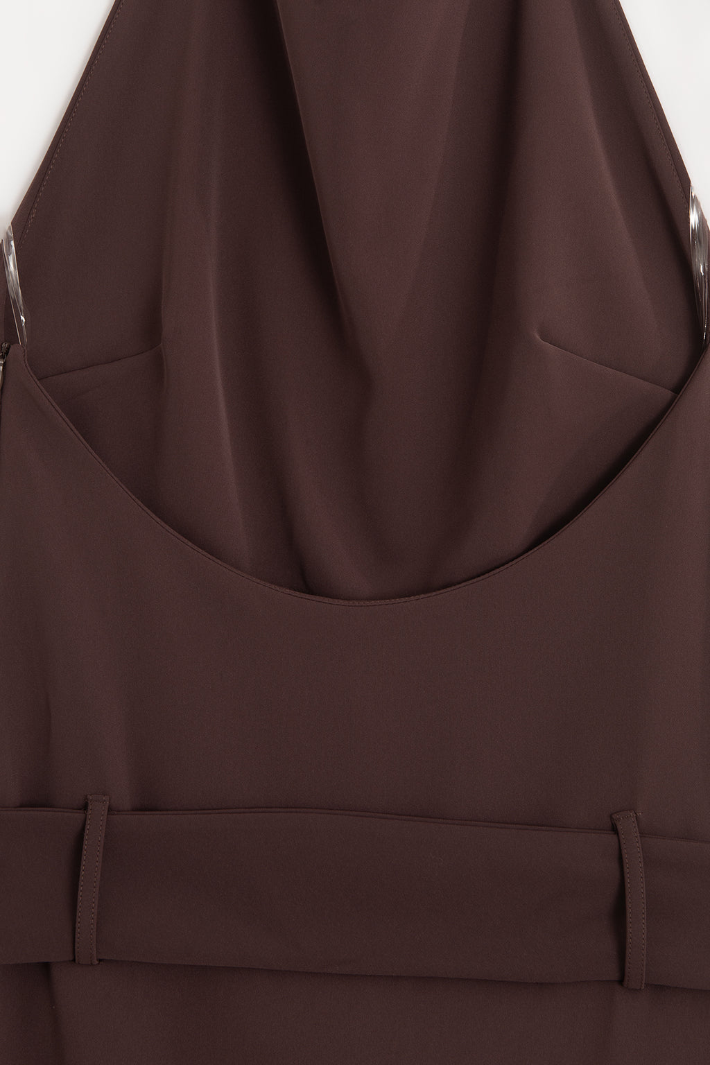 Belted V-neck Mini Dress