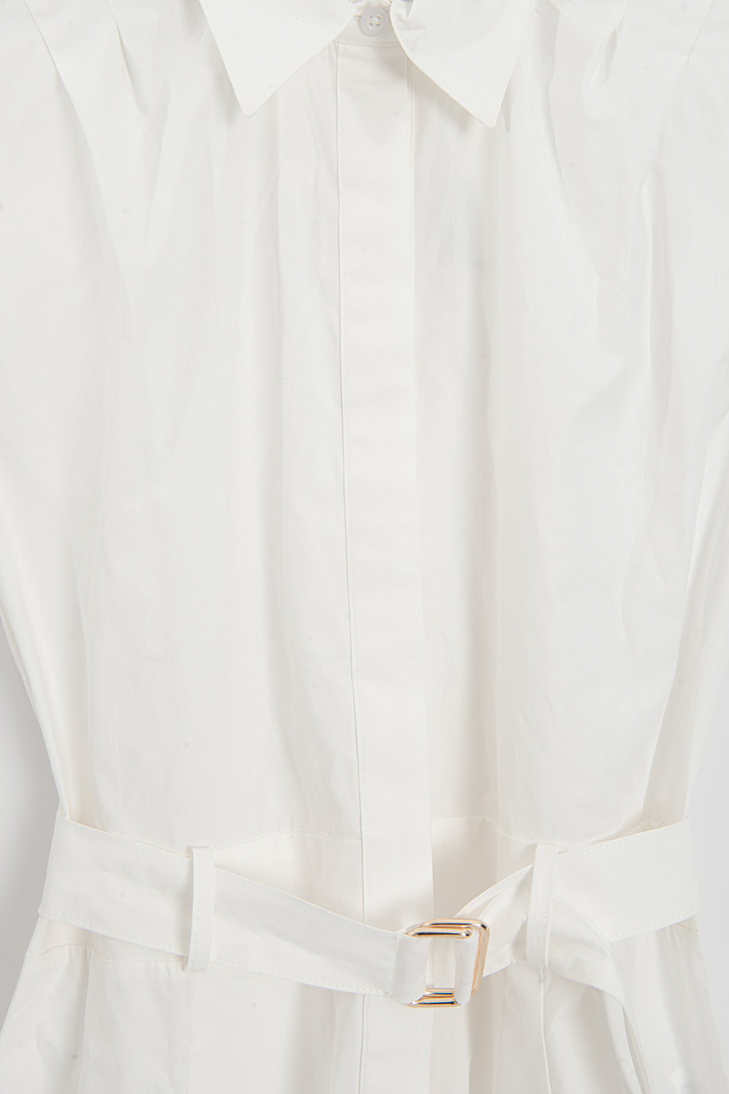 %100 Cotton Pileli Mini Gömlek Elbise