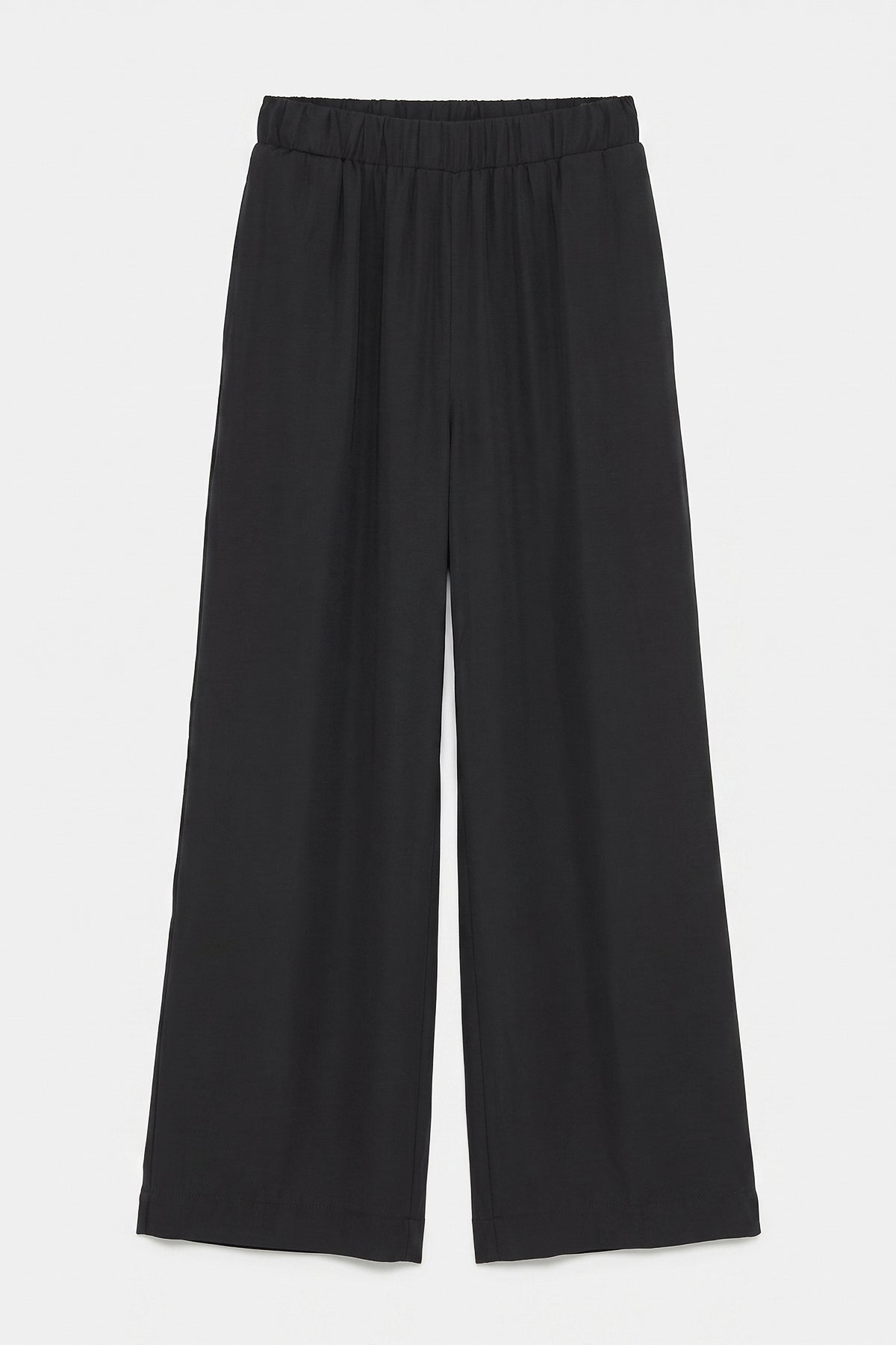 Modal Wide-Leg Trousers