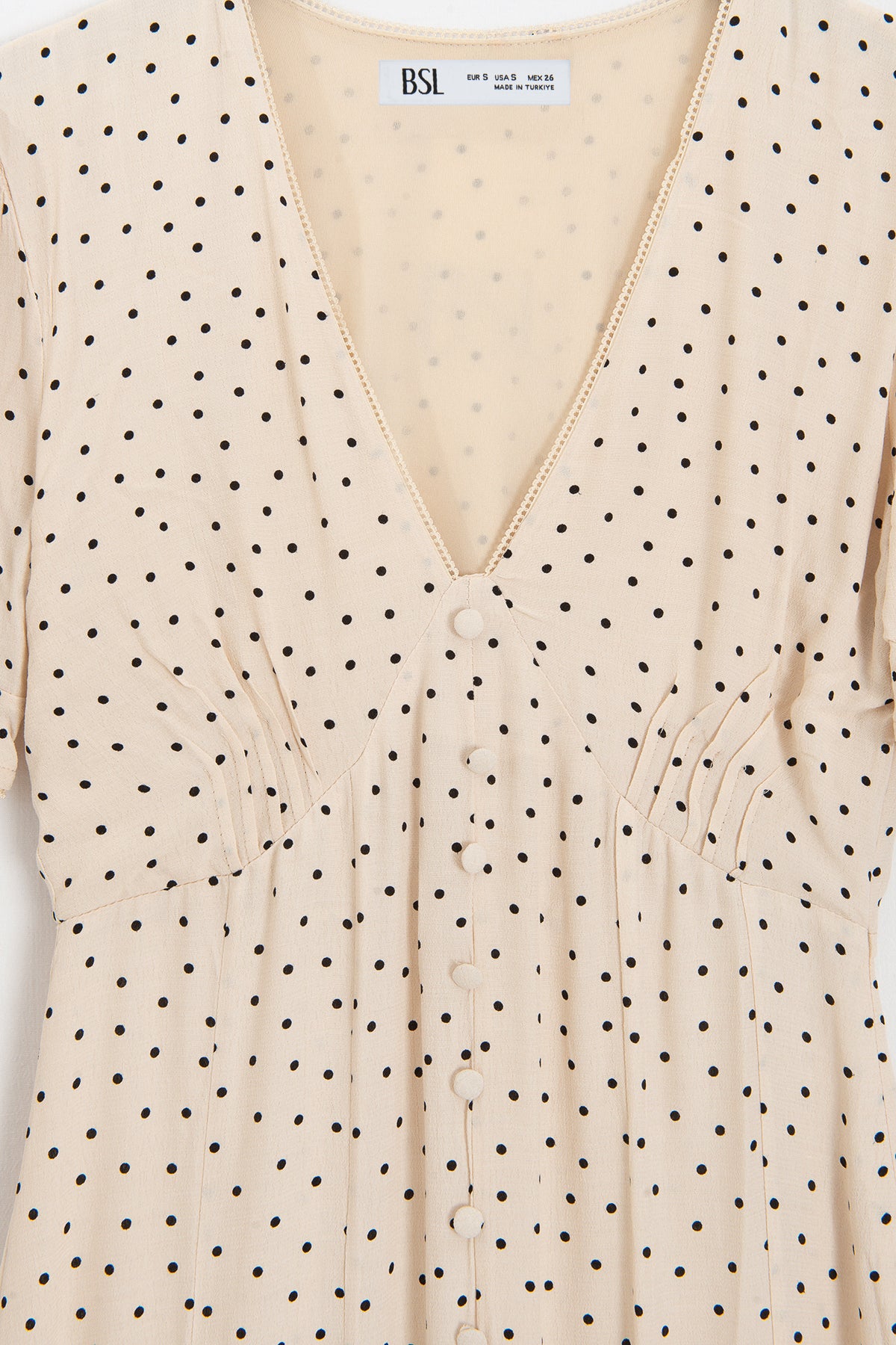 Polka Dot Ruffle Midi Dress