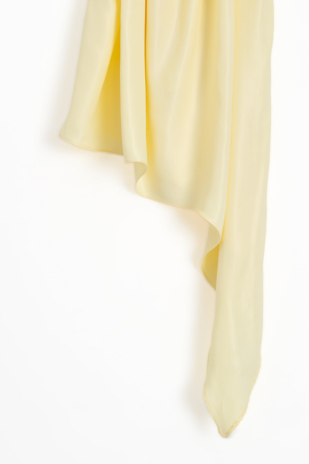 Satin Asymmetric Mini Dress