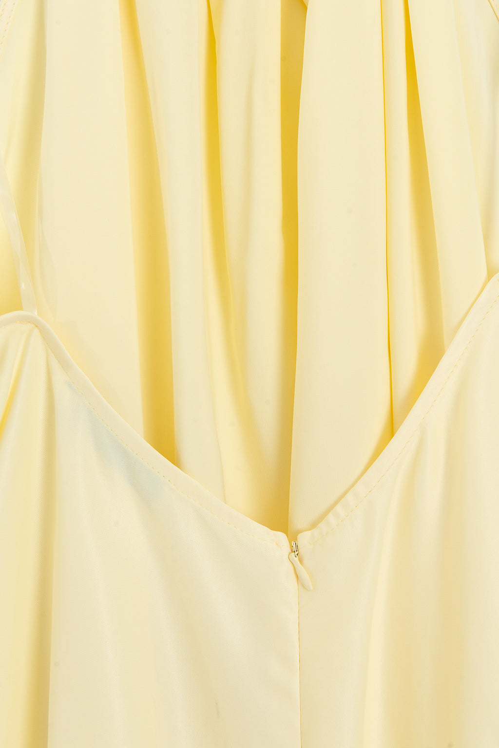 Satin Asymmetric Mini Dress